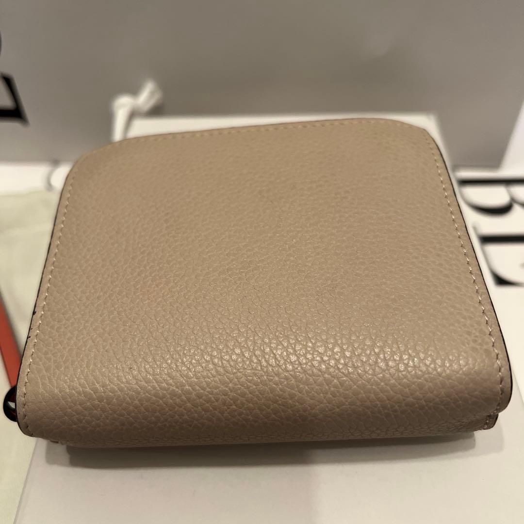 LOEWE アナグラム 二つ折り財布 ベージュ