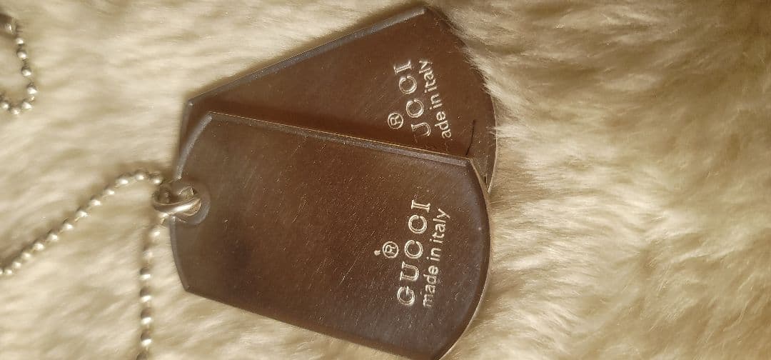 Gucci ドッグタグネックレス イタリア製