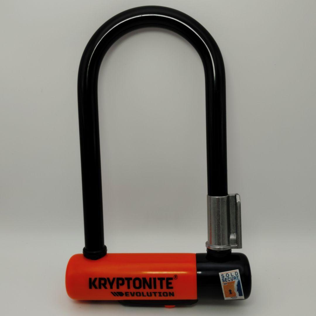 クリプトナイト　Evolution Mini-7　自転車用U字ロック　ケーブル付