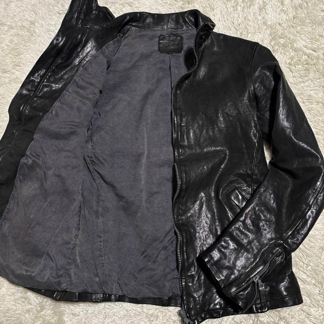 極美品✨ISAMU KATAYAMA レザージャケット　ブラック　1447-03