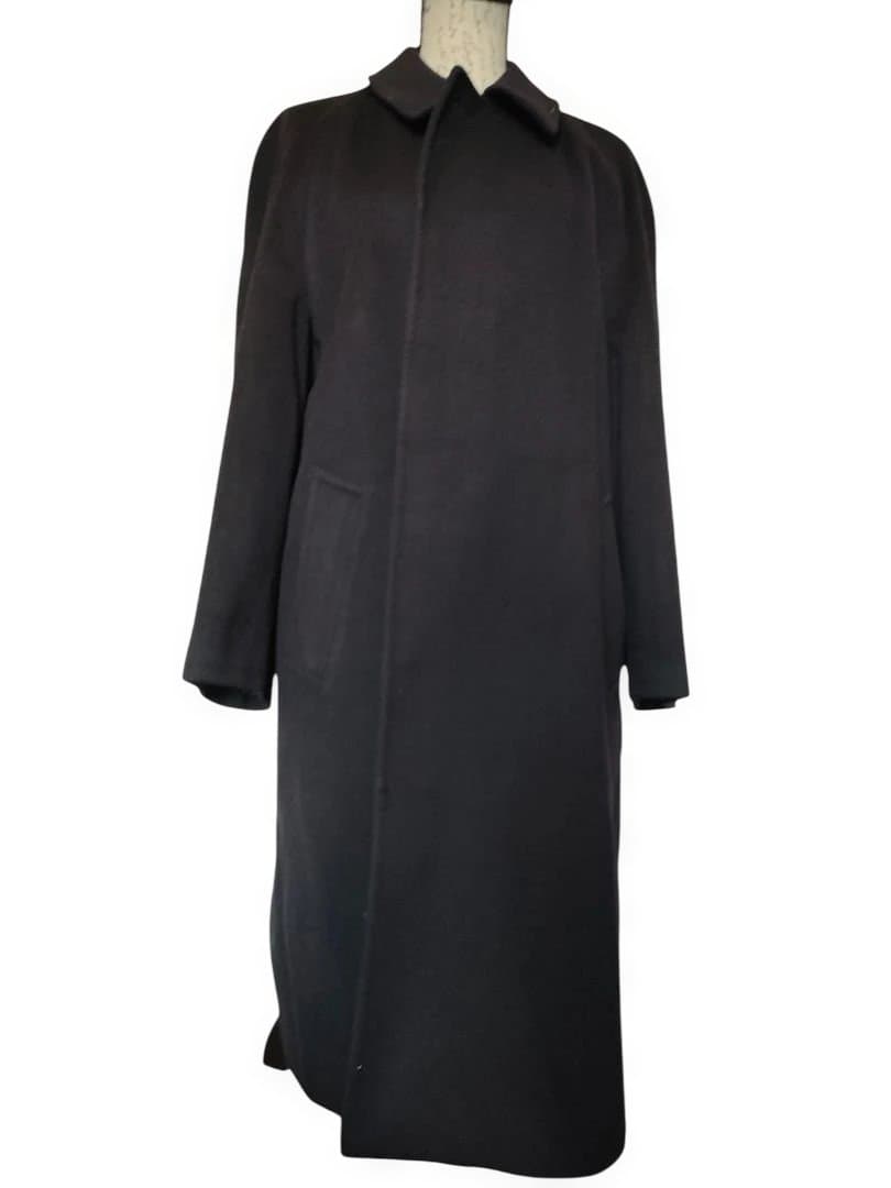 2 超美品　アクアスキュータム　ロングコート　カシミヤ100