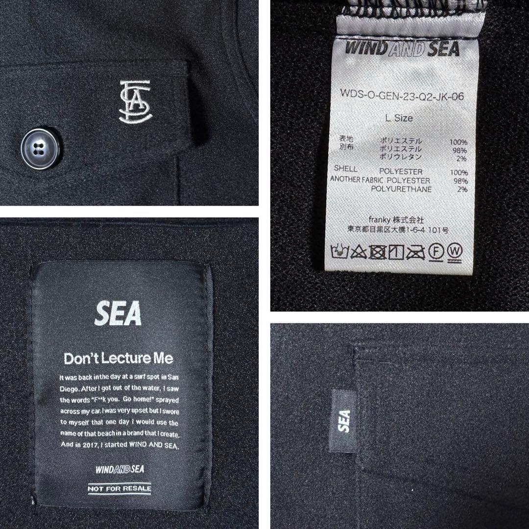 【ミモザさん専用】ウィンダンシー 刺繍ロゴ 厚手 シャツジャケット L