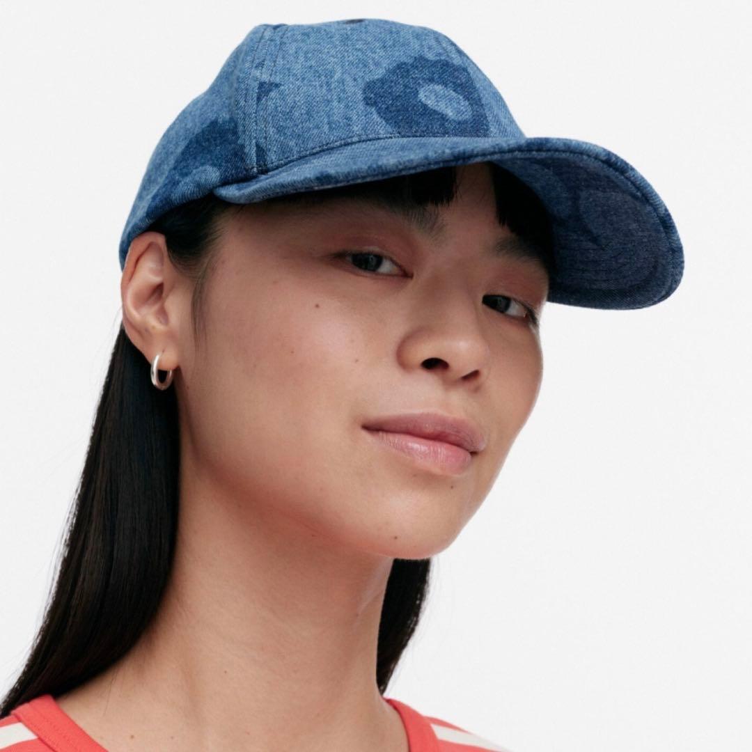 【美品】marimekko デニムキャップ