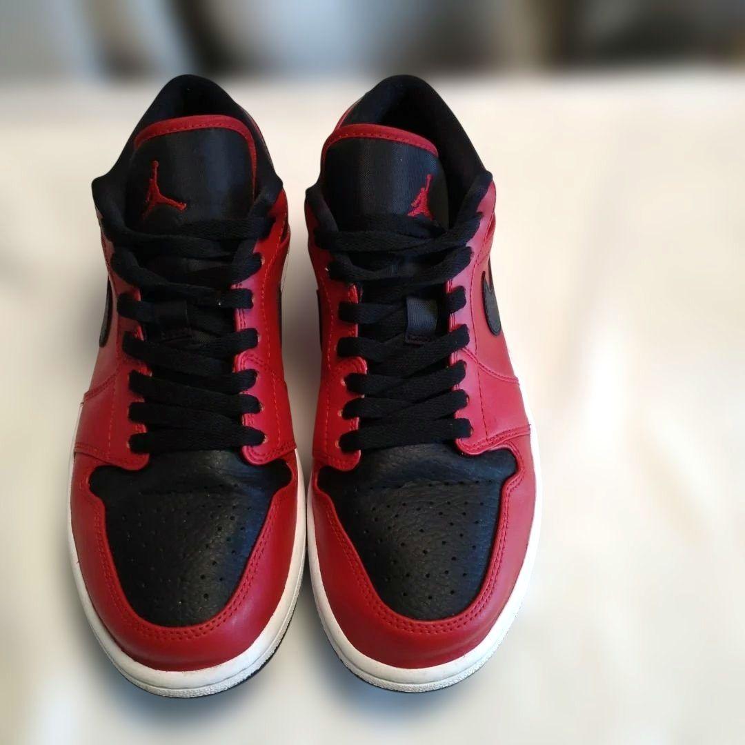 シューズ(男性用) AIR JORDAN 1LOW GYM RED 27cm