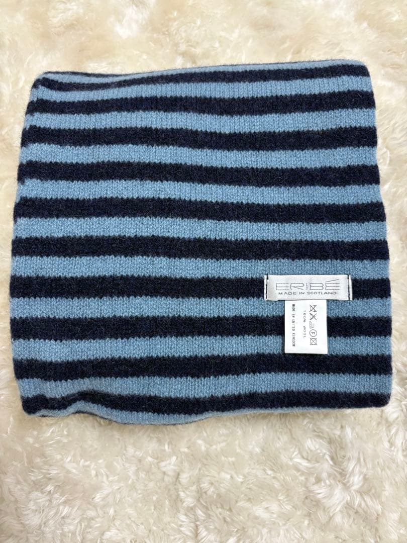 値下げ交渉中　未使用タグ付　【ERIBE】SCOTLAND スヌード