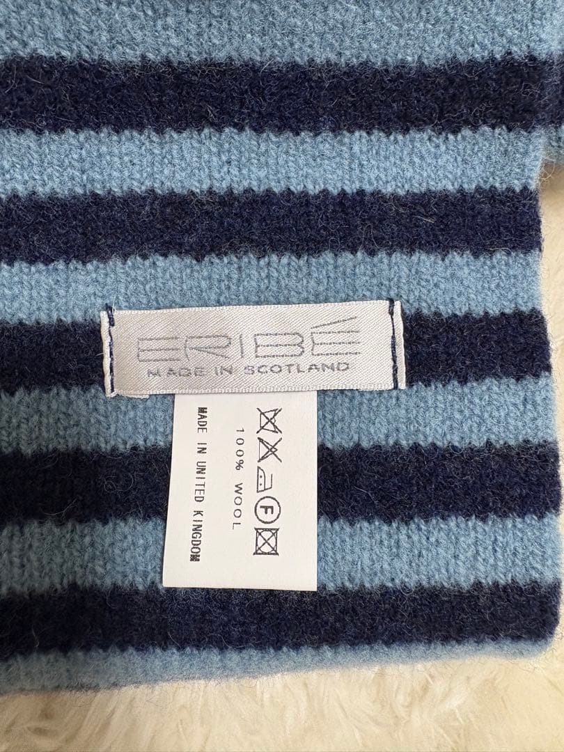 値下げ交渉中　未使用タグ付　【ERIBE】SCOTLAND スヌード