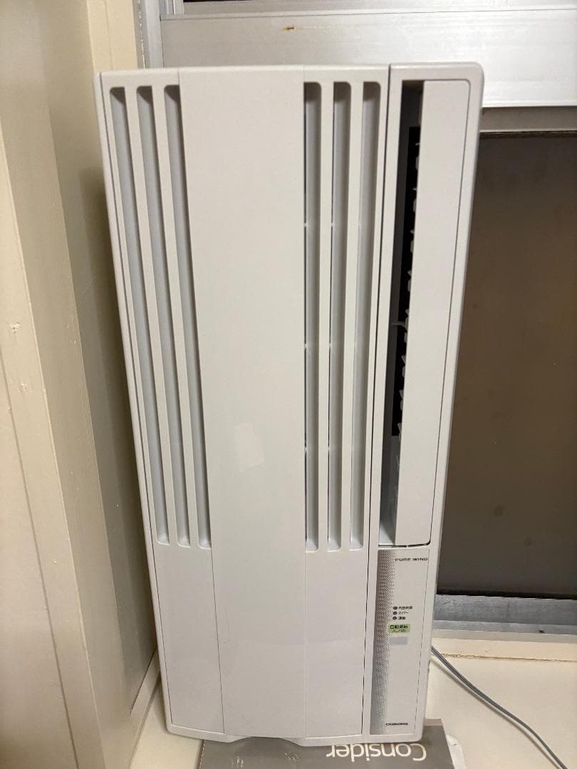 コロナ 2025窓用エアコン CW-1625R 未使用リモコン付 冷房 4～7畳