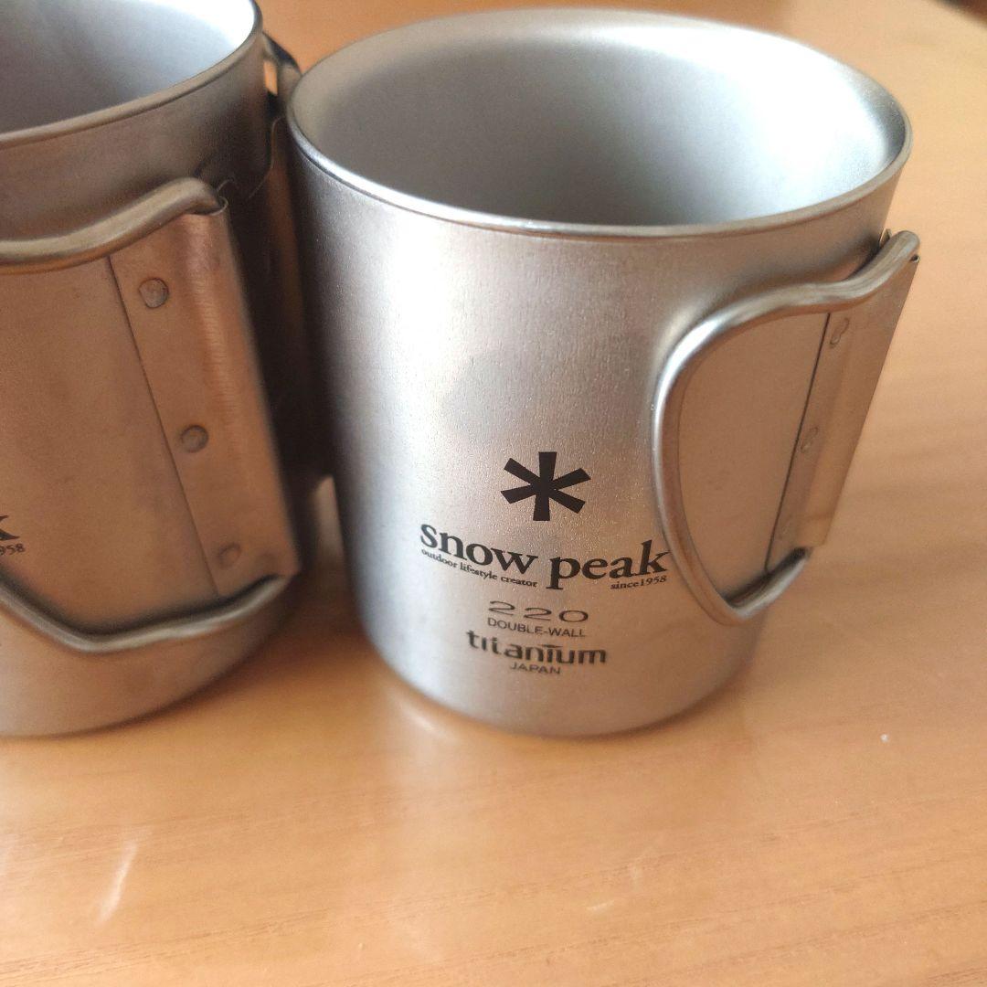 スノーピーク チタンダブルマグ 600 450 300 220