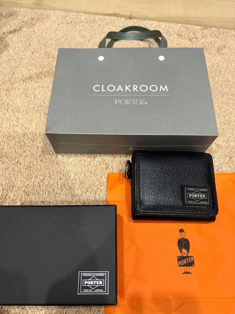 【モリ】ポーター カーム ウォレット　三つ折り財布 PORTER