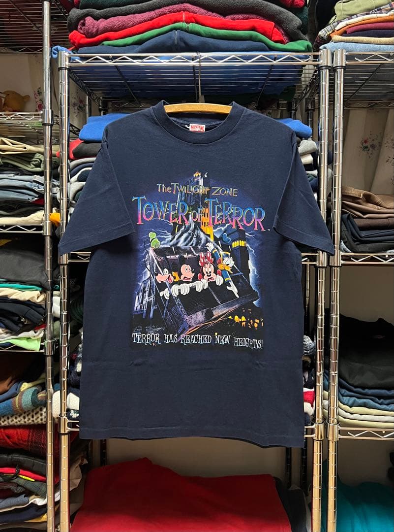 90s ディズニー　Disney　タワーオブテラー　ミッキー tシャツ 美品
