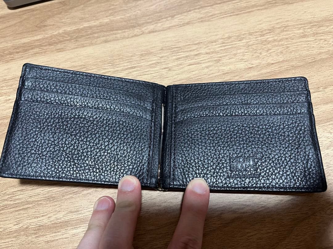 未使用 【MONTBLANC】二つ折り財布 モンブラン