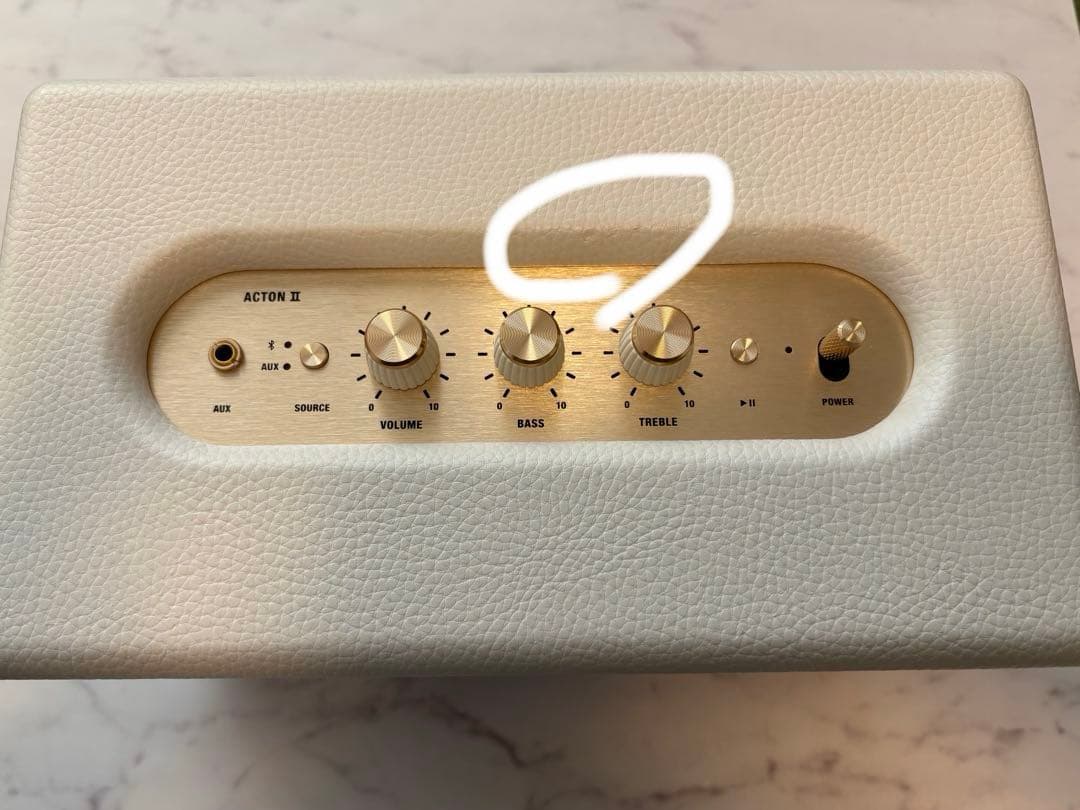 Marshall Acton II Bluetooth スピーカーホワイト箱付き