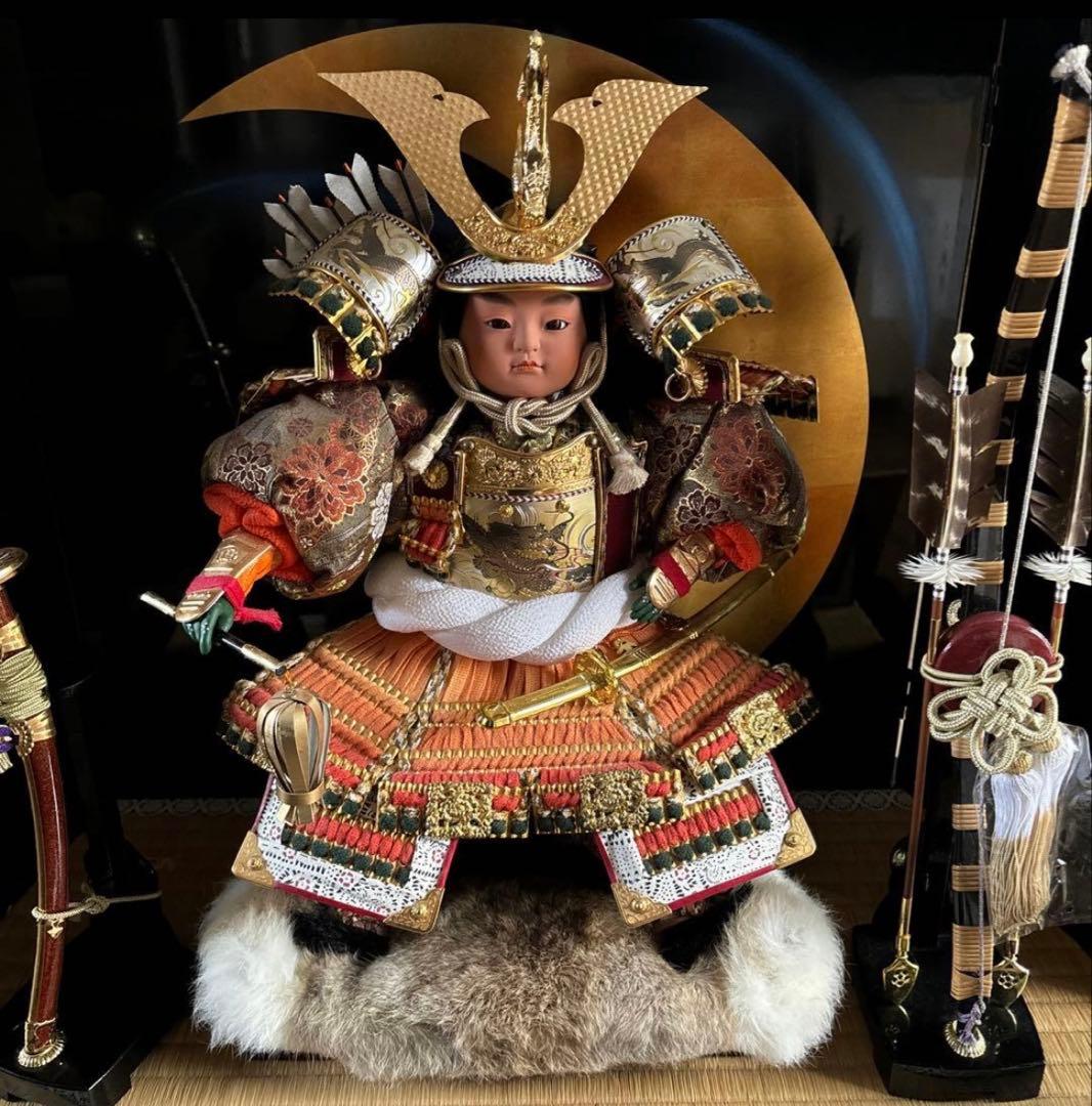 五月人形　久月　すこやか若大将飾