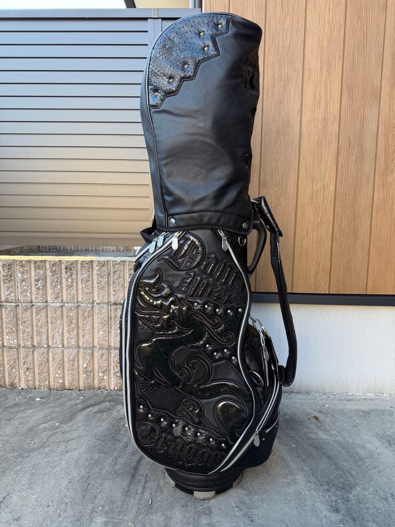 Dance with Dragon キャディバッグ 黒 ゴルフバッグ
