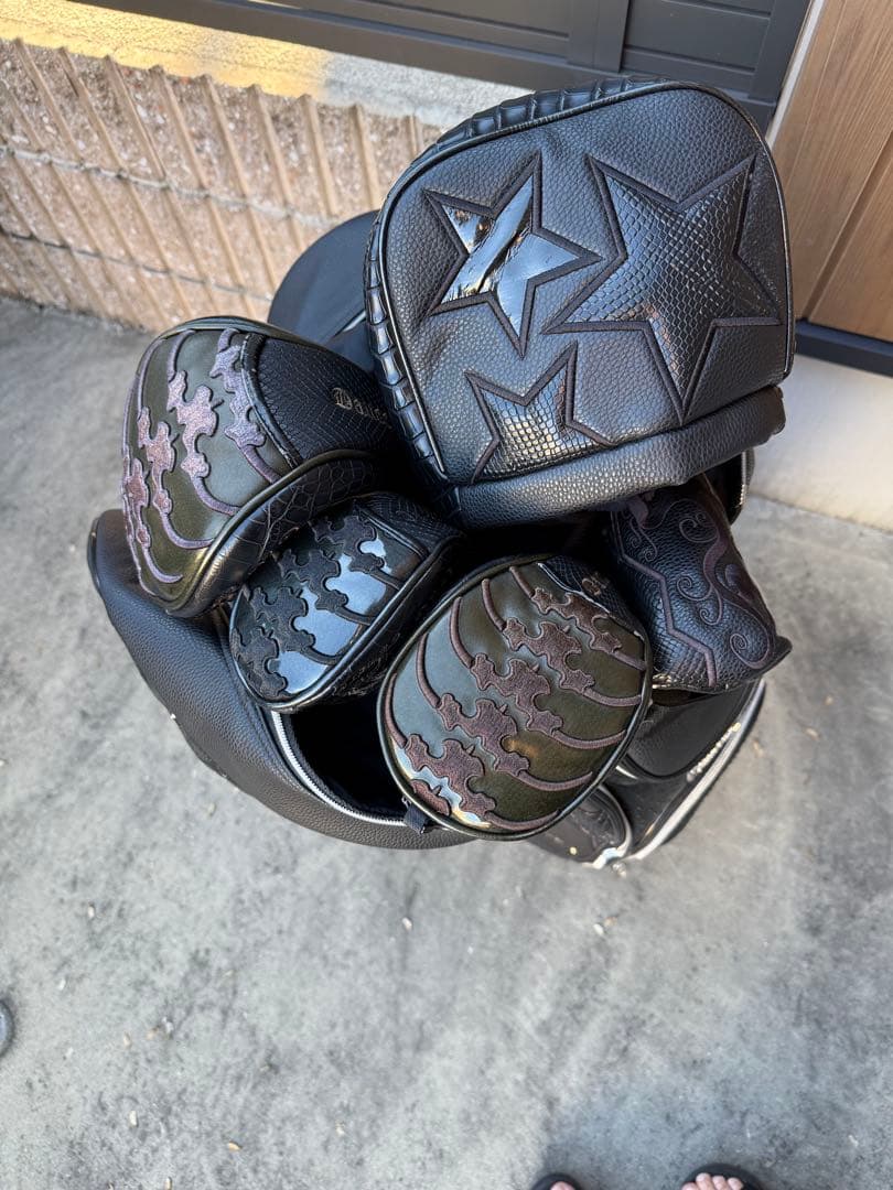 Dance with Dragon キャディバッグ 黒 ゴルフバッグ