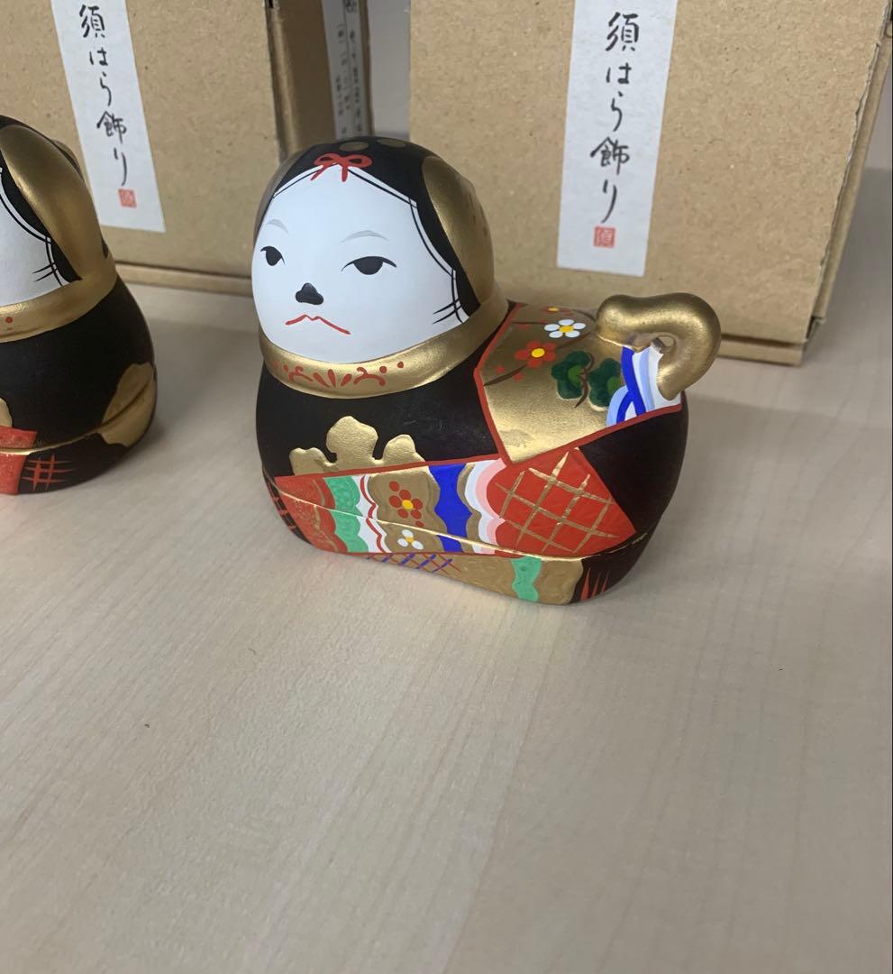 犬筥 須はら飾り 雛人形 ひな祭り 須原陶芸 廃盤品