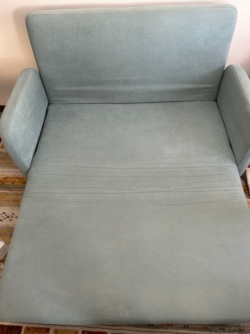 2人掛ソファ ソファベッド セミダブル 折りたたみ リクライニング ローソファ