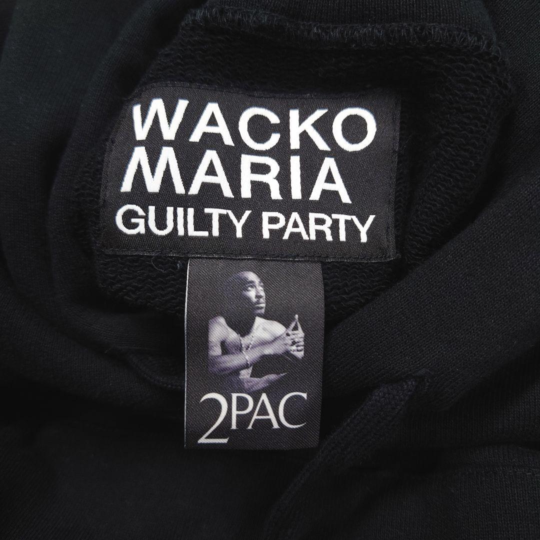 【美品】ワコマリア × 2PAC パーカー　フォト　アームプリント　ツーパック