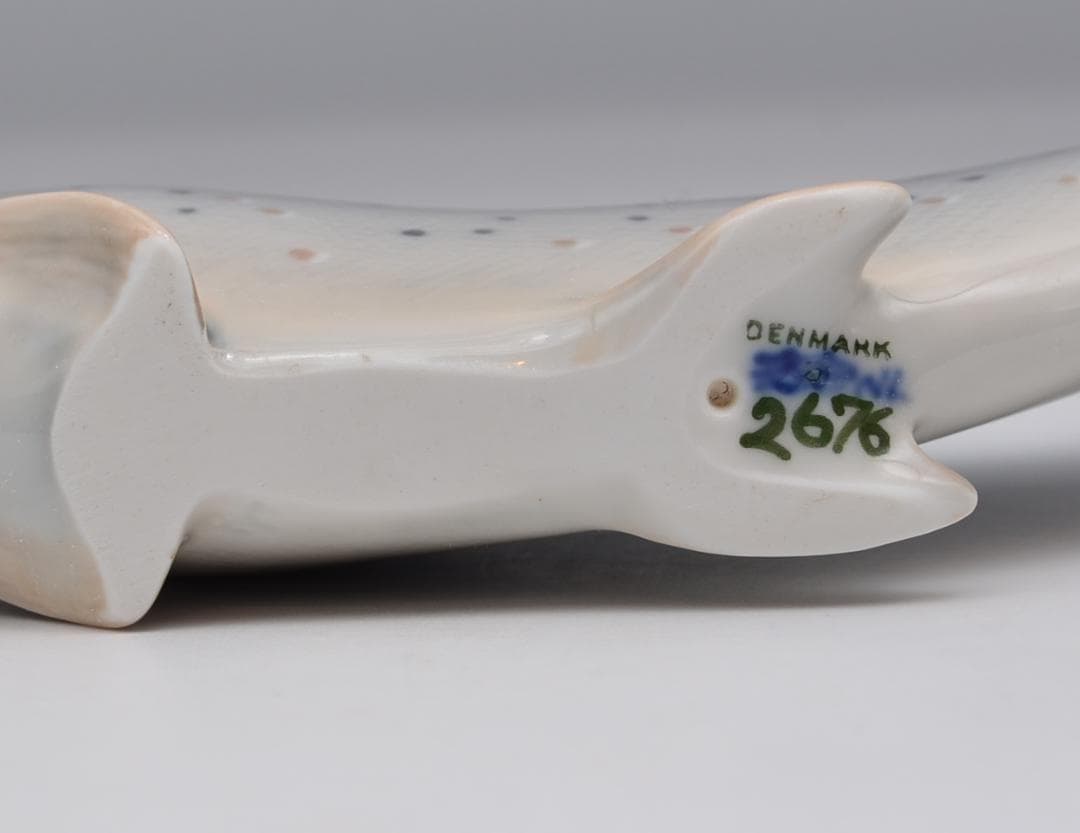 サーモン／マス　２体おまとめ　★ロイヤルコペンハーゲン　デンマーク　ご成約済み