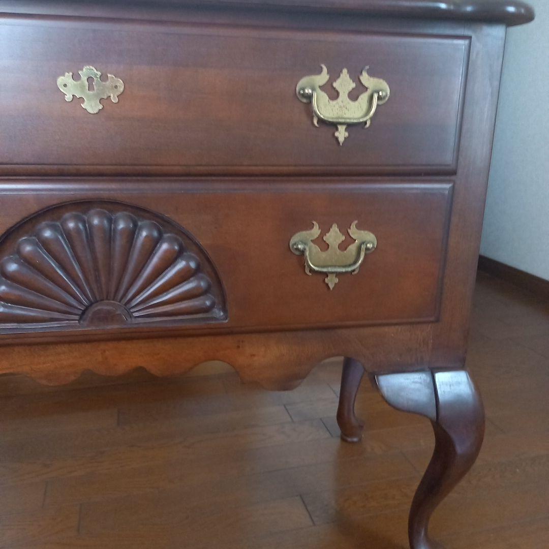 ばあちゃんアンティークチェスト 猫足　2引き出し ￥29800