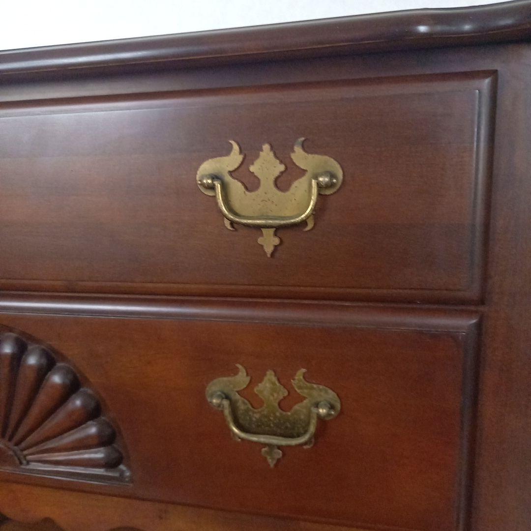 ばあちゃんアンティークチェスト 猫足　2引き出し ￥29800