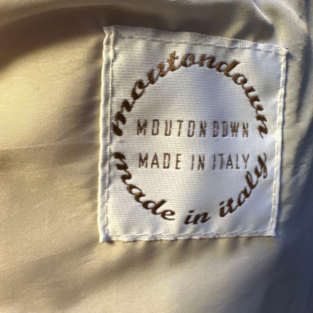 EMMETI エンメティ ムートン ダウンベスト ジレ 36