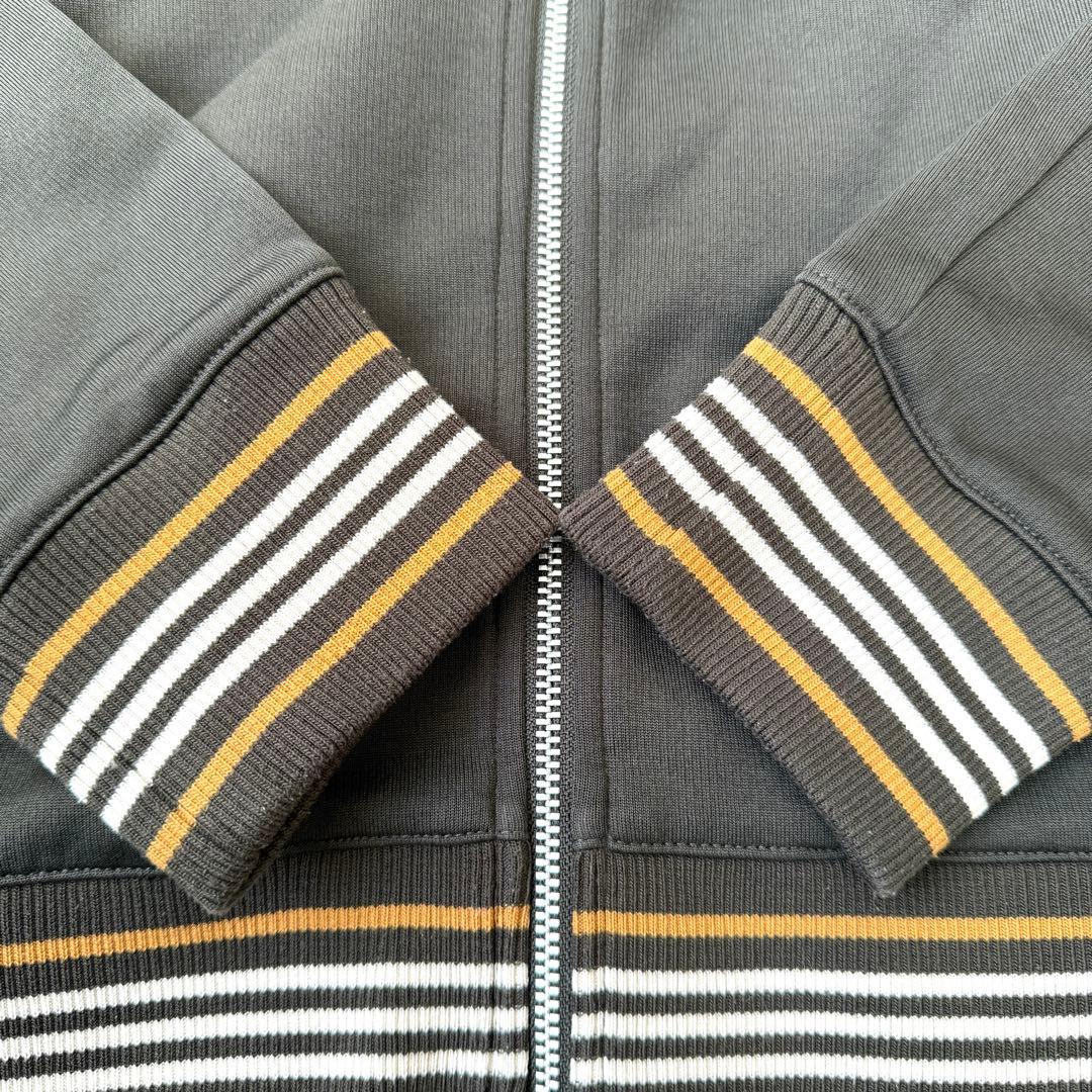 【美品✨】バーバリーブラックレーベル トラックジャケット カーキ ホースロゴ L