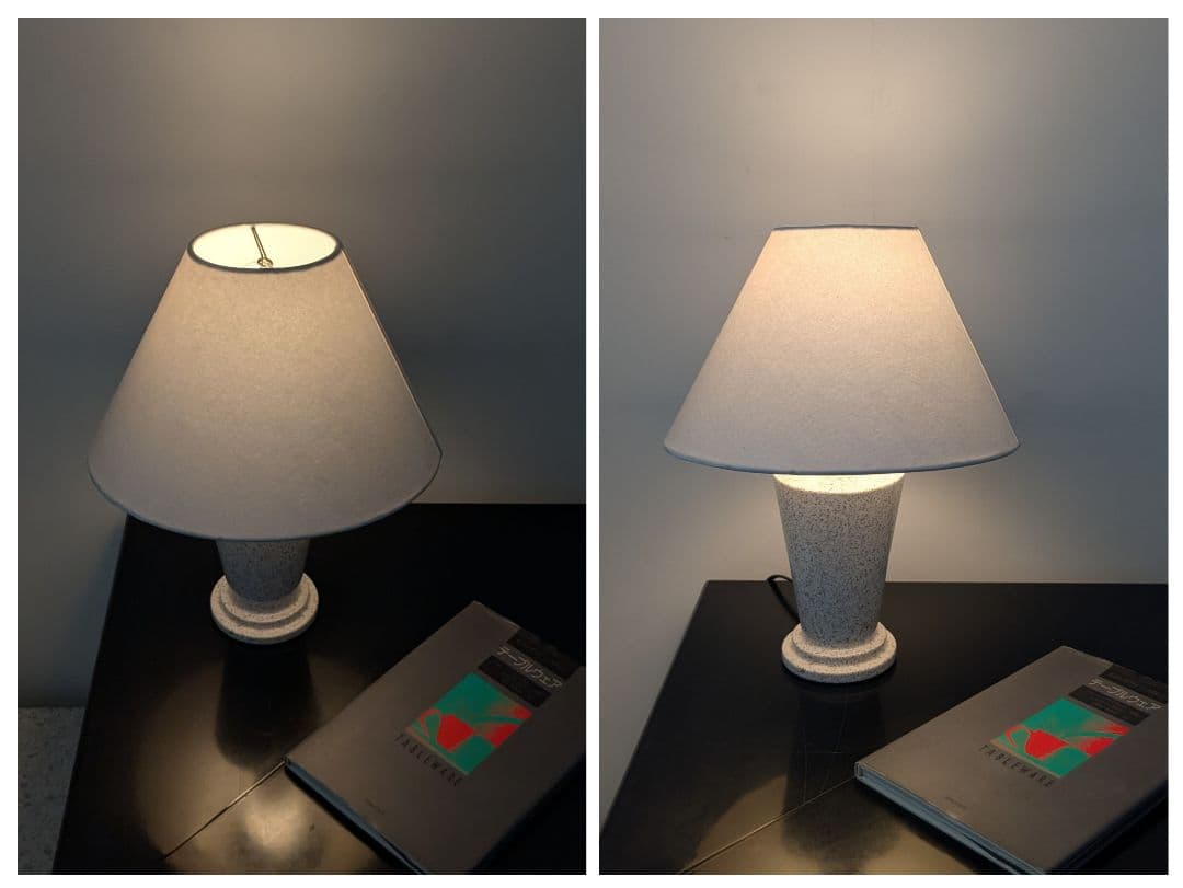 80-90s ヴィンテージ コイズミ テーブルランプ モダン 陶器 セラミック