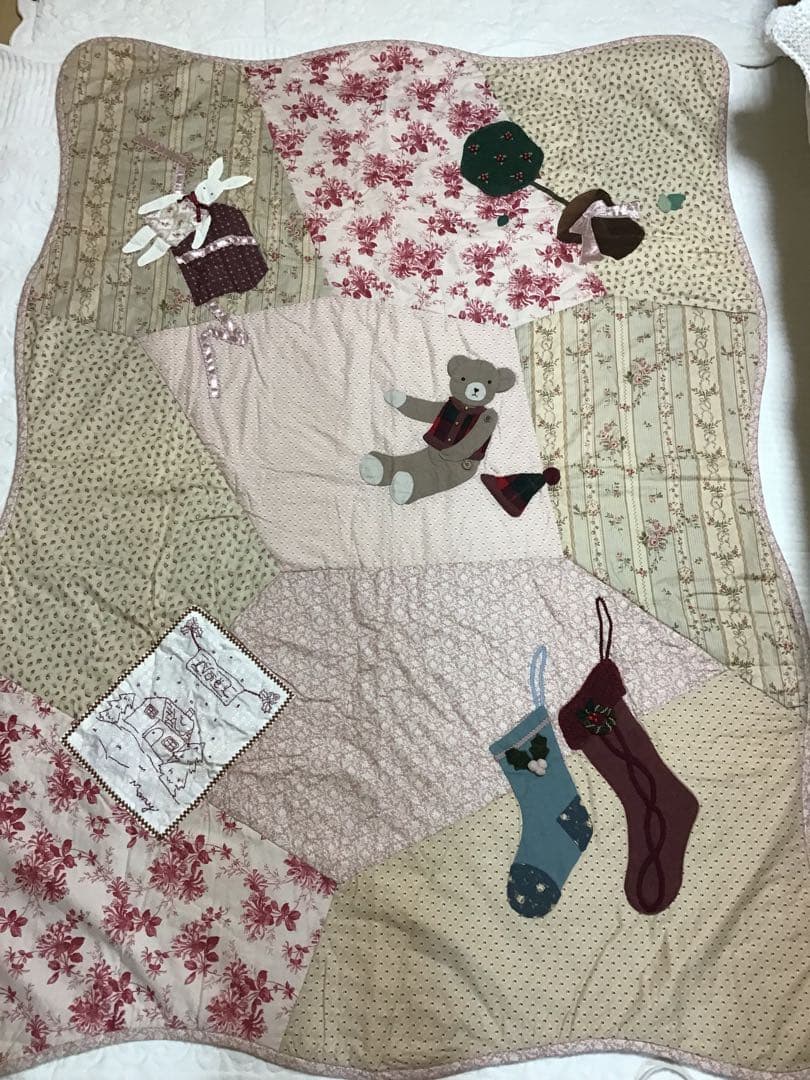 マニー　マルチカバー（ベッドカバー）　クリスマス