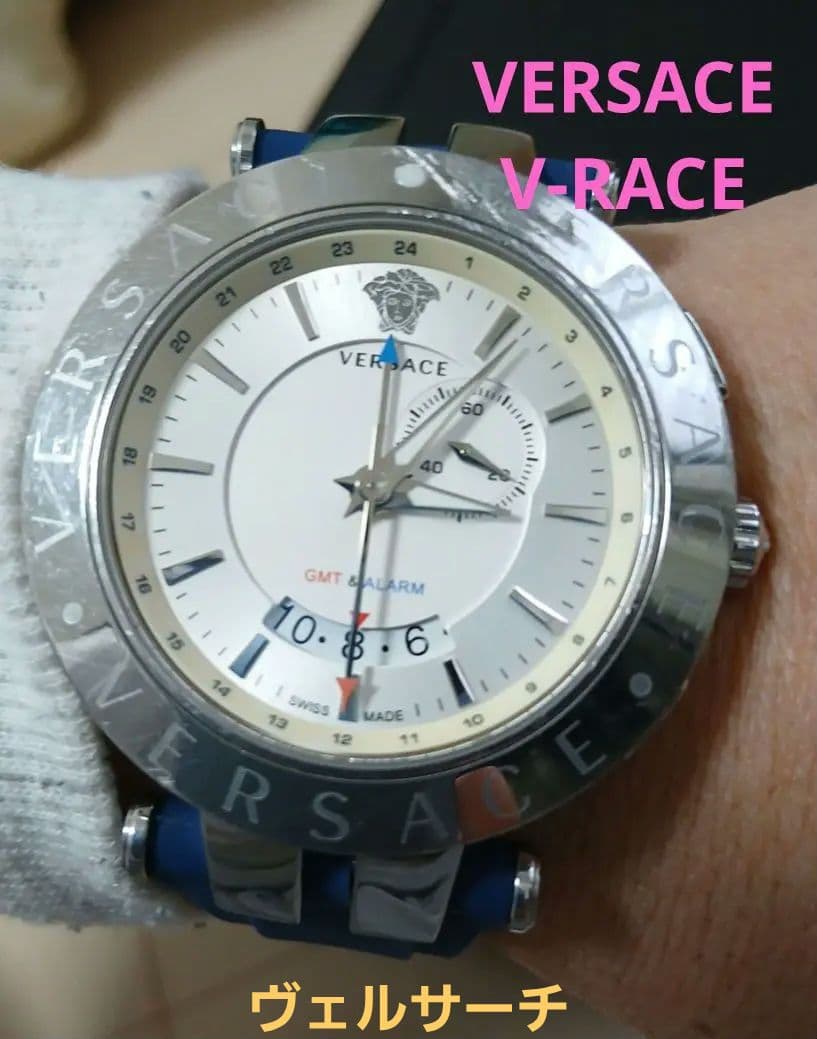 時計 VERSACE V-Race GMT ALARM