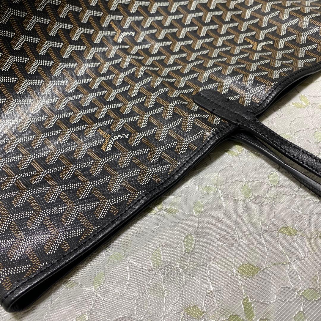 GOYARD トートバッグ ブラック　ポーチ付き 大容量