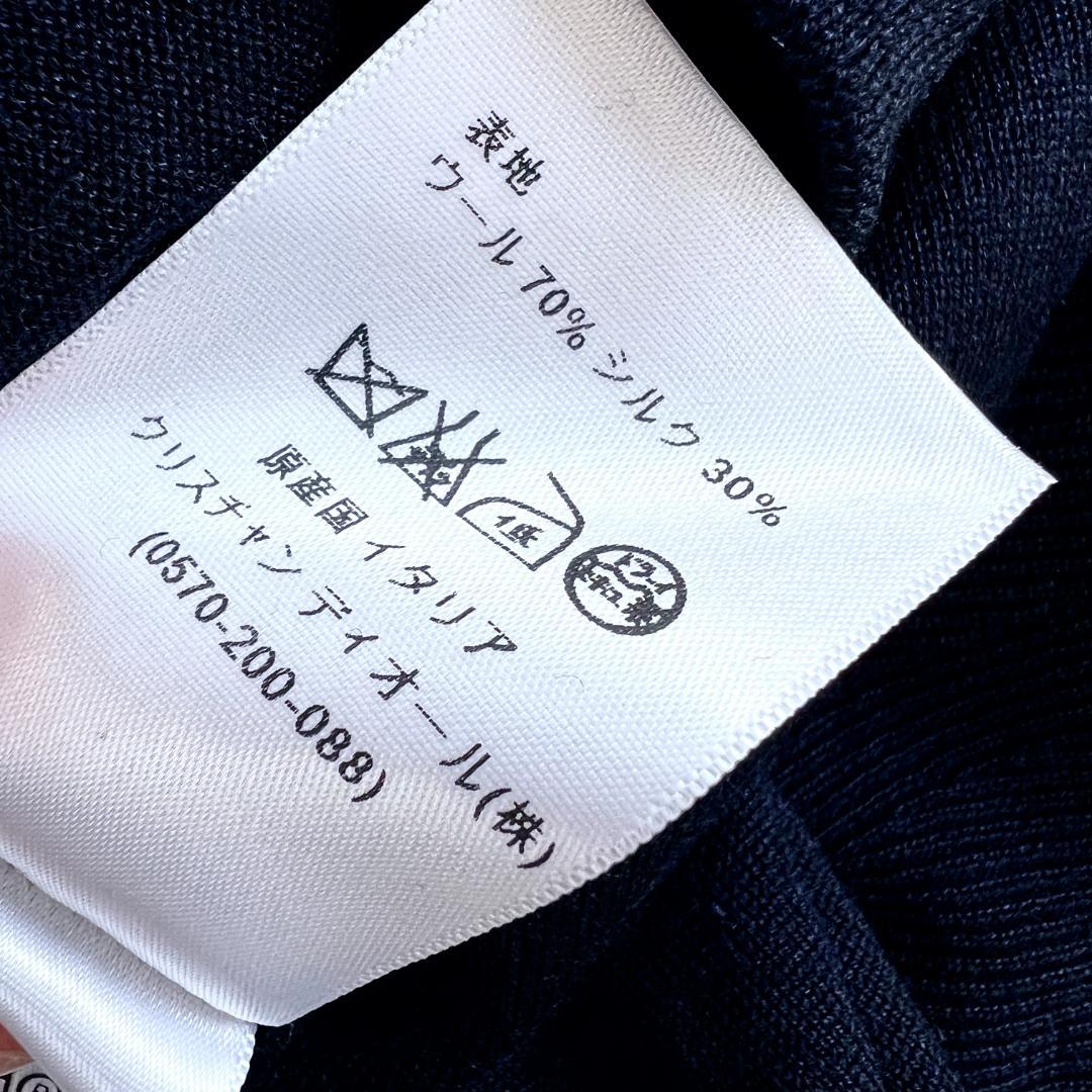 極美品★Christian Dior★ロゴ★ウールシルク★チュニックワンピース