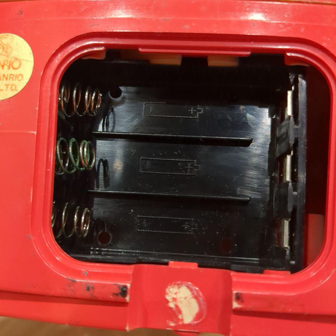 【GW限定値下】ハローキティ　木馬　目覚まし時計　Kitty【ジャンク】