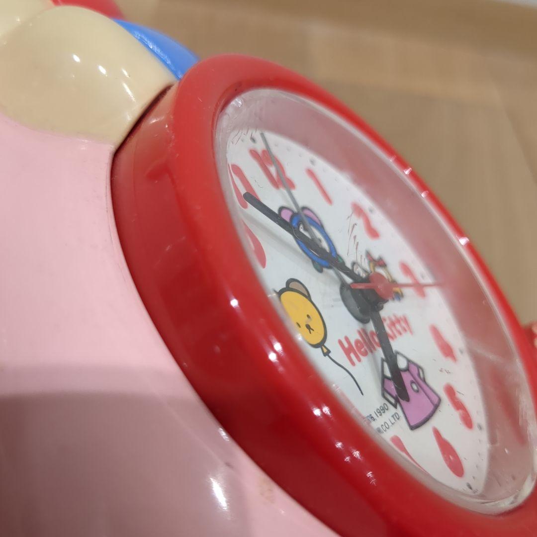 【GW限定値下】ハローキティ　木馬　目覚まし時計　Kitty【ジャンク】