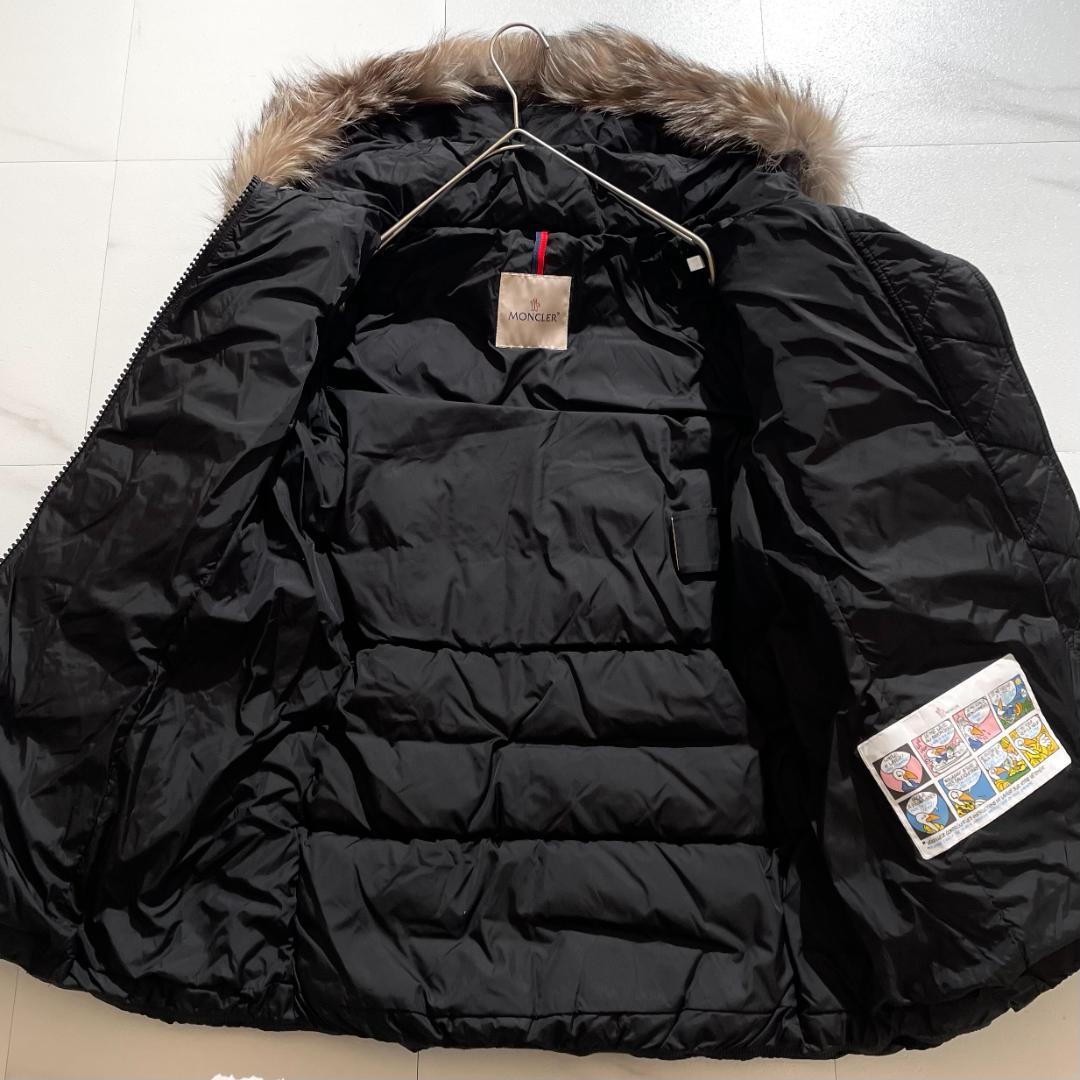 極美品　モンクレール　CLION　クリオン　ダウンジャケット　フォックスファー