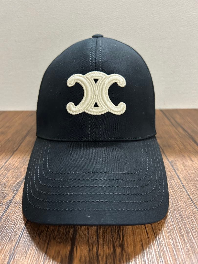 CELINE キャップ　ブラック