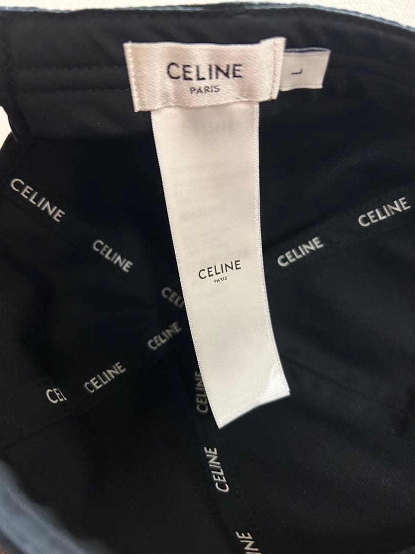 CELINE キャップ　ブラック