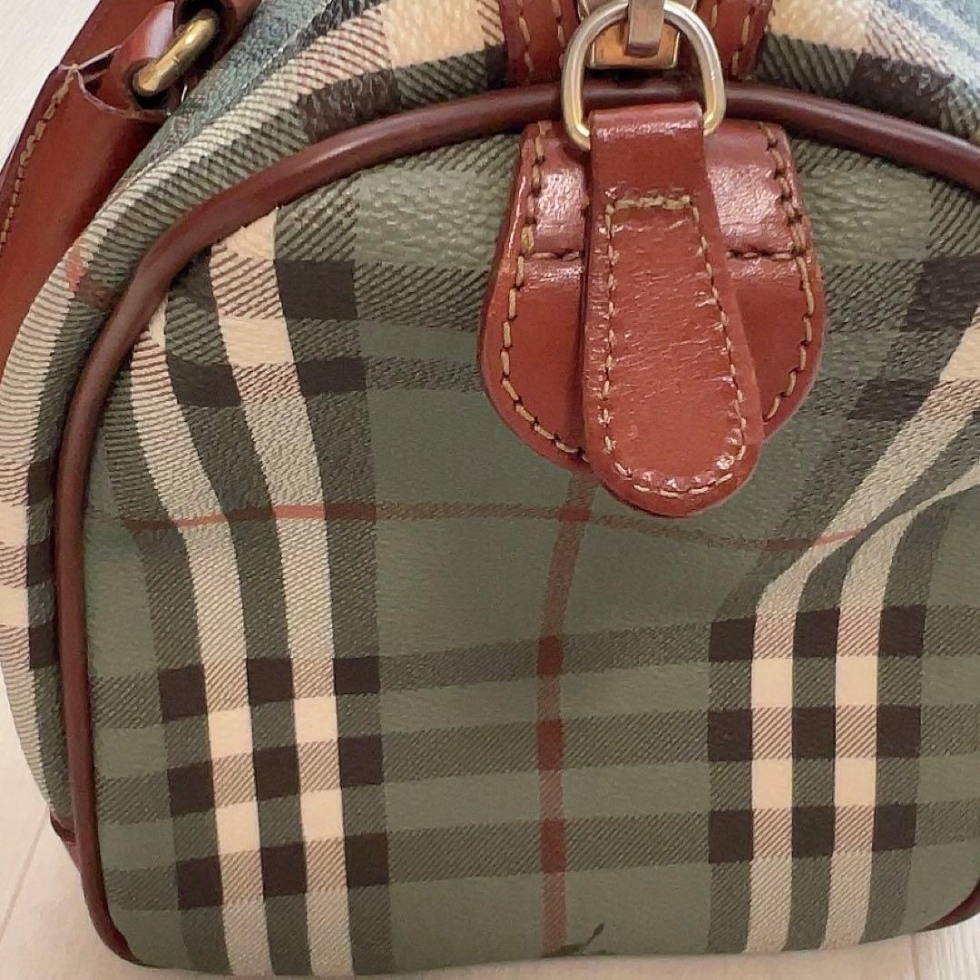 BURBERRYS ボストンバッグ グリーン　希少