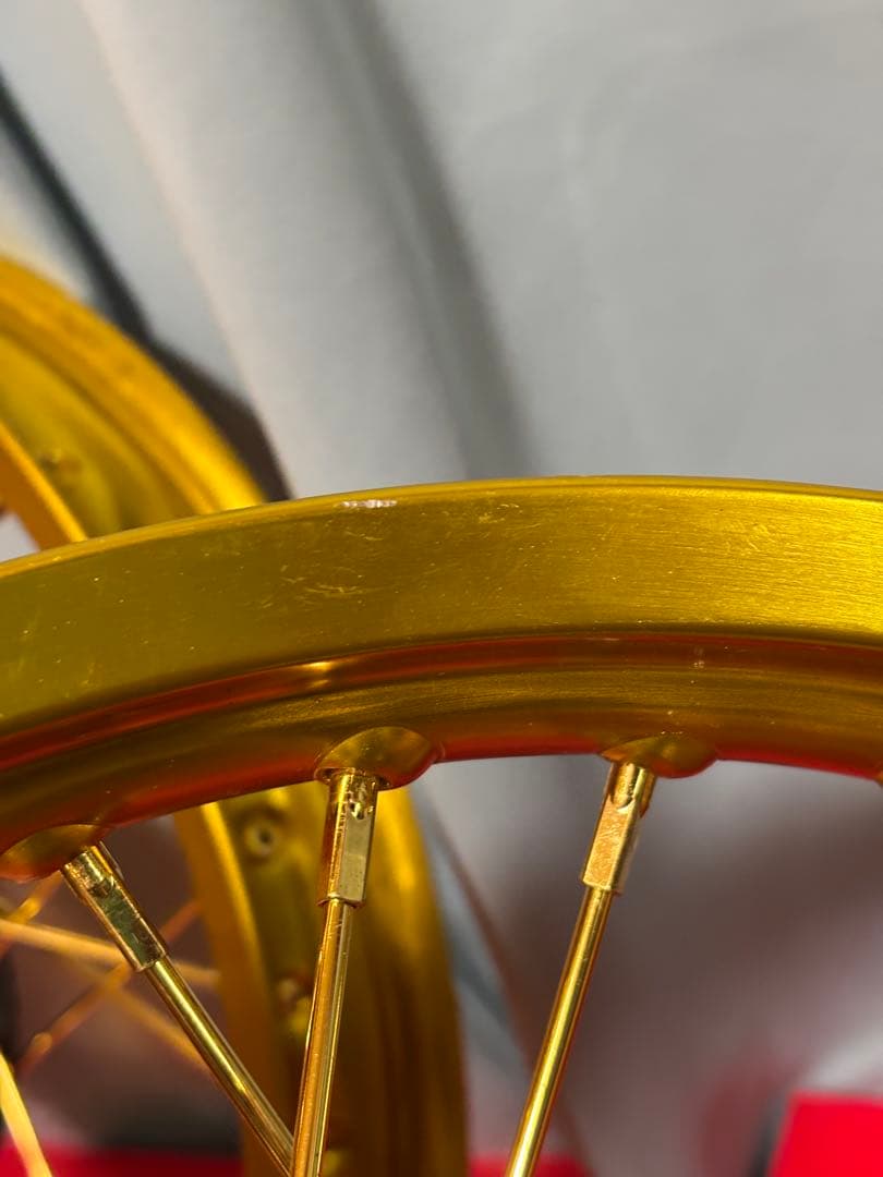 スーパーカブ50 未使用RCBホイール185-17ベアリング交換済みブレーキ付き