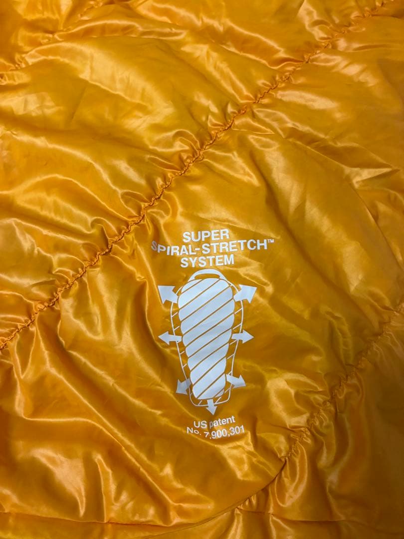 モンベル mont-bell ダウンハガー650 #2 寝袋 シュラフ イエロー