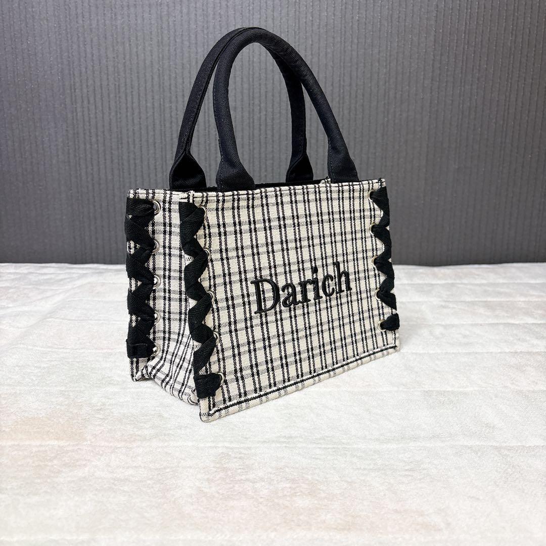 Darich（ダーリッチ）チェックミニトートバッグ ノベルティ 千鳥格子