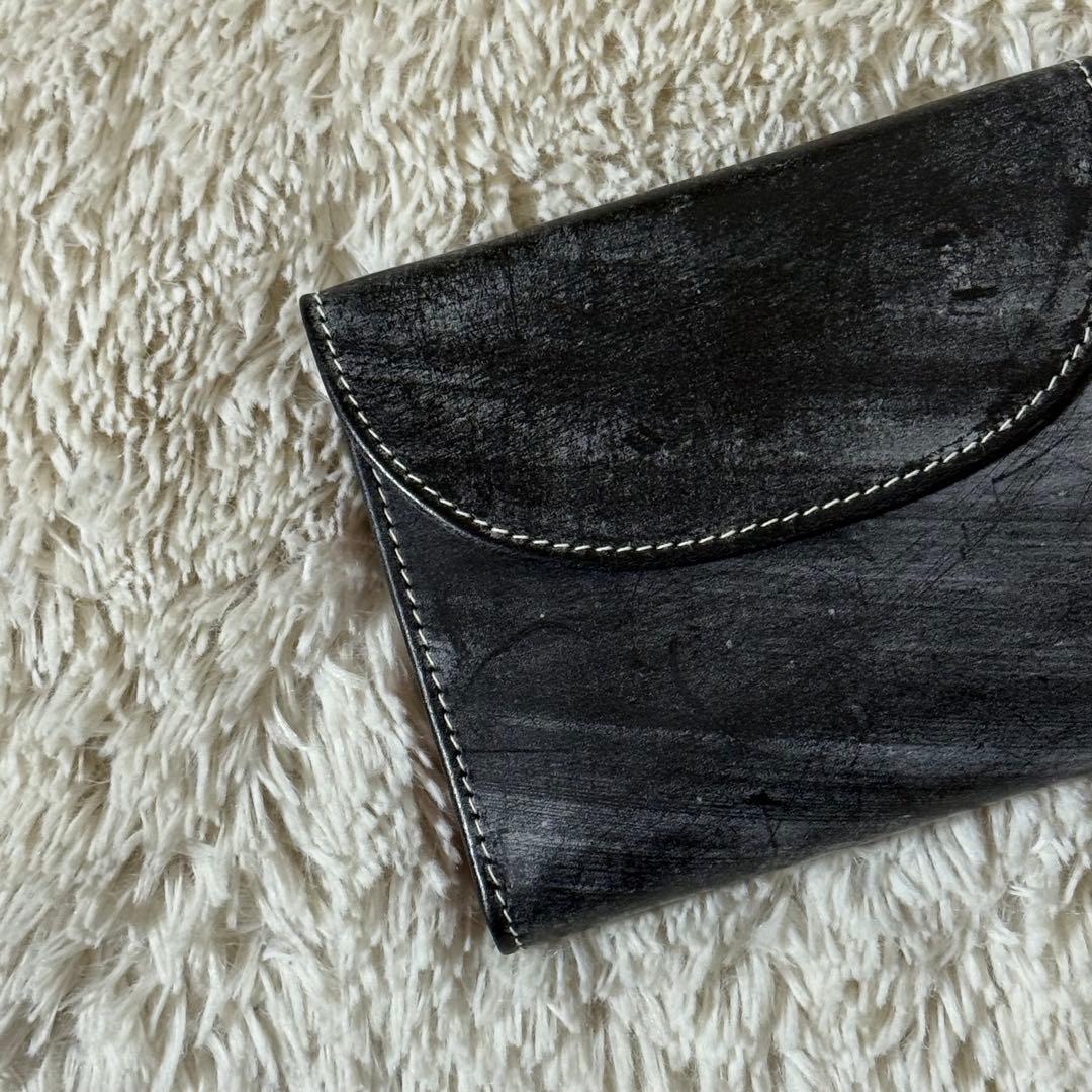 ⭐️新品未使用⭐️　ホワイトハウスコックス　三つ折り財布　ブラック　ブライドルレザー