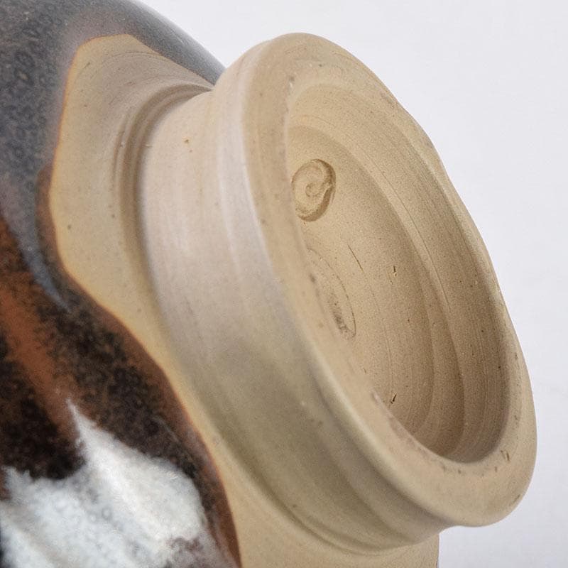 茶道具　上野焼　十五代　熊谷紅陽作　茶碗　堀内宗完(兼中斎)極め箱　VR9097