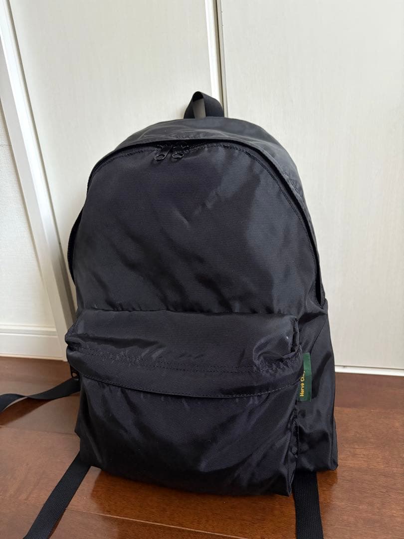【美品】Herve Chapelierエルベシャプリエ デイパック NOIR