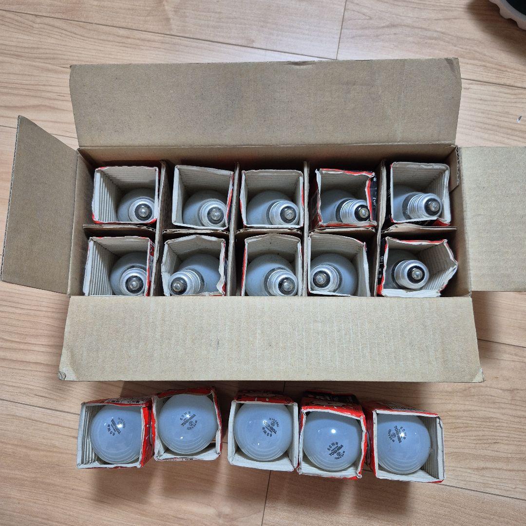 TOSHIBA シリカ電球 廃盤品 レア LW100V54W55 15個セット