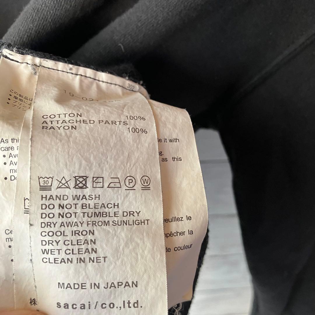 SACAI サカイ スウェットパーカー　Dr.woo