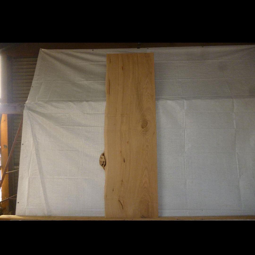 送料込み　一枚板　ニレ　楡　無垢材　天板　テーブル　カウンター　番号53