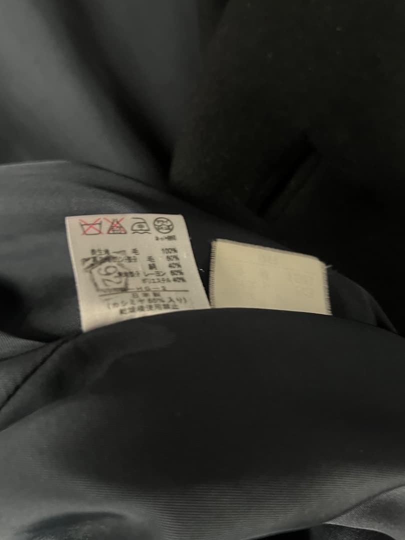 【美品】LEONARD レオナール　カシミヤ 混 ロングコート 薔薇 花柄