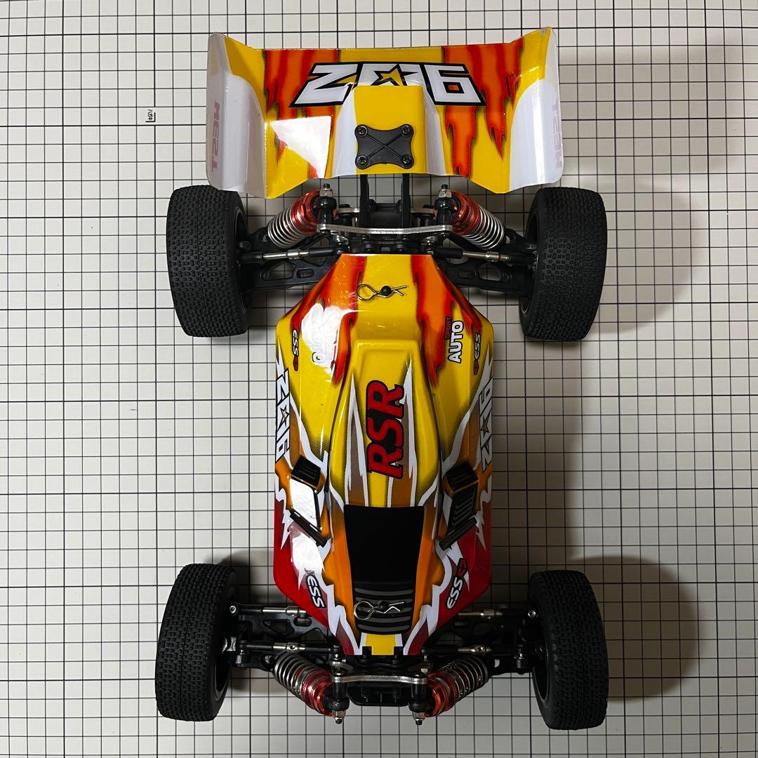 最終値下　爆速　ハイテック正規、社外OP多数ブラシレスラジコン75キロ4WD美品