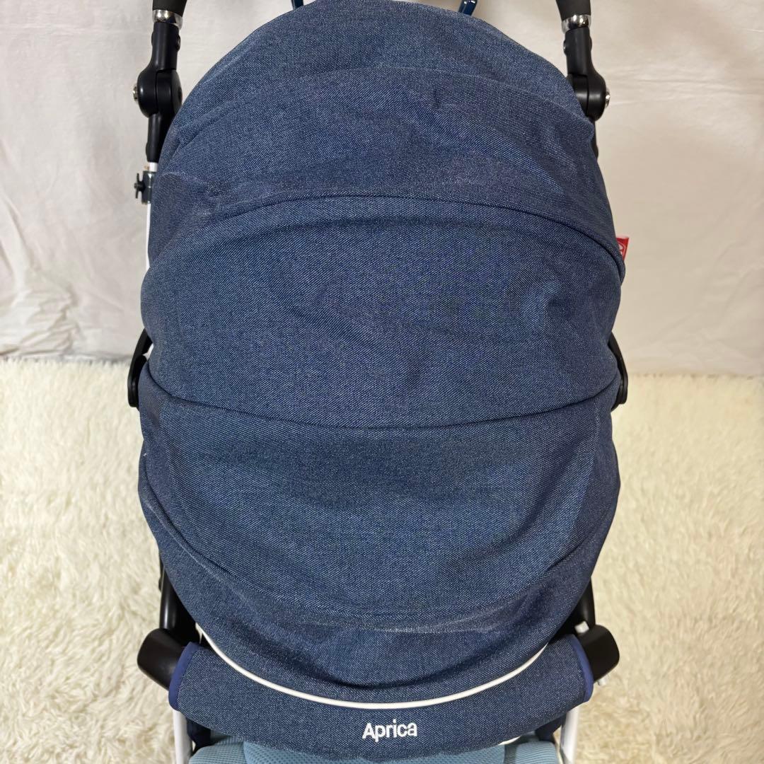 【美品】限定モデル　Aprica アップリカ　ラクーナビッテ　ベビーカー　ブルー
